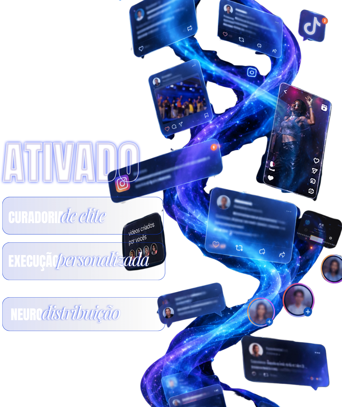 Protocolo Cascata ativado — curadoria de elite, execução personalizada, neuro distribuição.